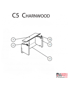 Charnwood Tor Pico Vitre vitrocéramique - ref 006/KS018